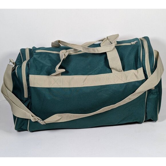 Vintage WGA Evans Scholars Par Club Golf Canvas Duffle Bag Green 1899 Gold Logo - Picture 4 of 6